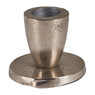 Dinerkaarshouder laag - zilver - 6x6x5 cm