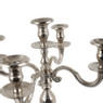 Kandelaar 5-arms - zilver - 50 cm