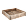 Decoratieblad - hout - 26x26x5.5 cm