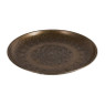 Decoratieplateau relief - ijzer - Ø35 cm