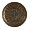 Decoratieplateau relief - ijzer - Ø35 cm