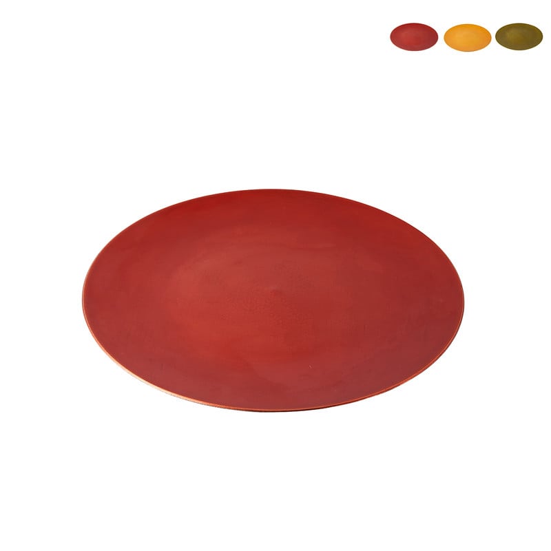 Decoratieplateau gelakt - diverse kleuren - ⌀33 cm 