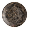 Decoratieplateau mandala - goud/zwart - Ø40x3 cm