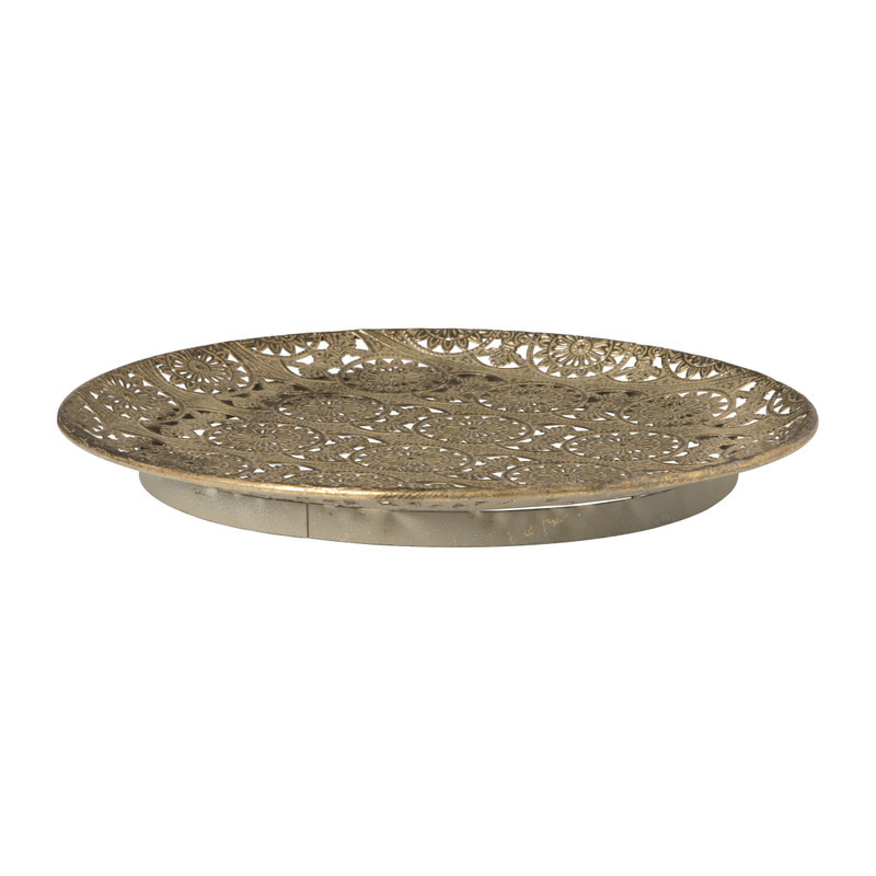 Marrakesh plateau - goud - 35 cm