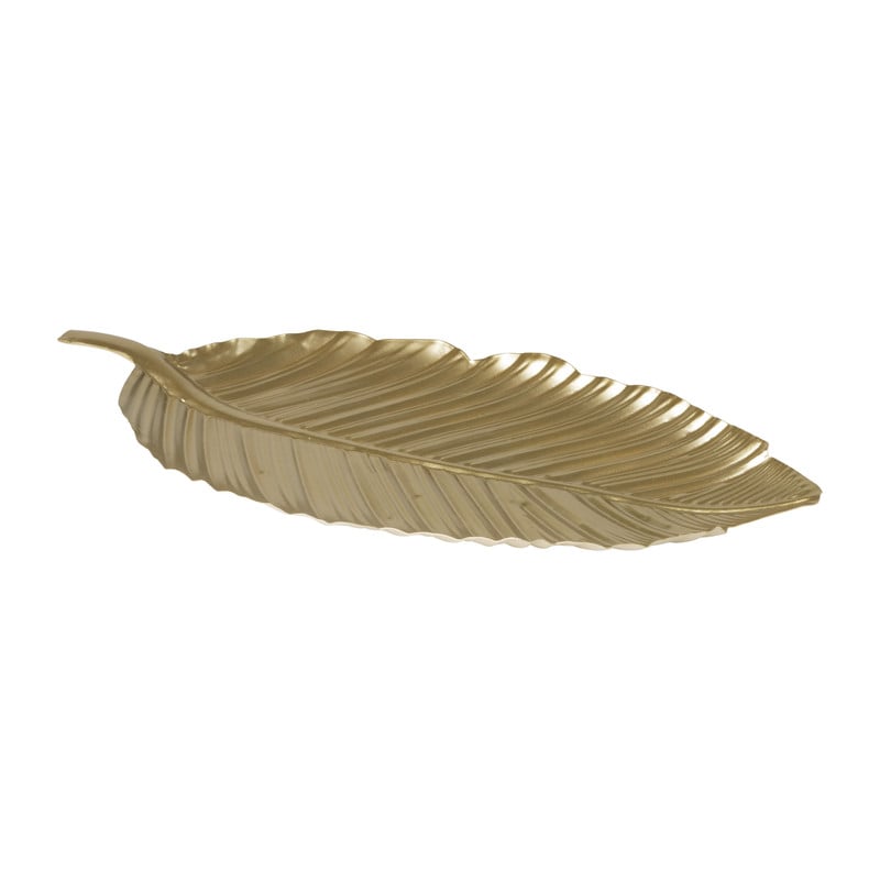 Plateau blad - goudkleurig - 45x22 cm