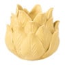 Kandelaar bloem - okergeel - 6.3x6.3x5 cm