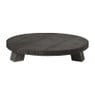 Plateau hout op pootjes - zwart - 30x5,5 cm