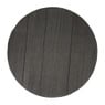 Plateau hout op pootjes - zwart - 30x5,5 cm