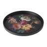 Bloemprint plateau - multikleur- 40x2.5 cm
