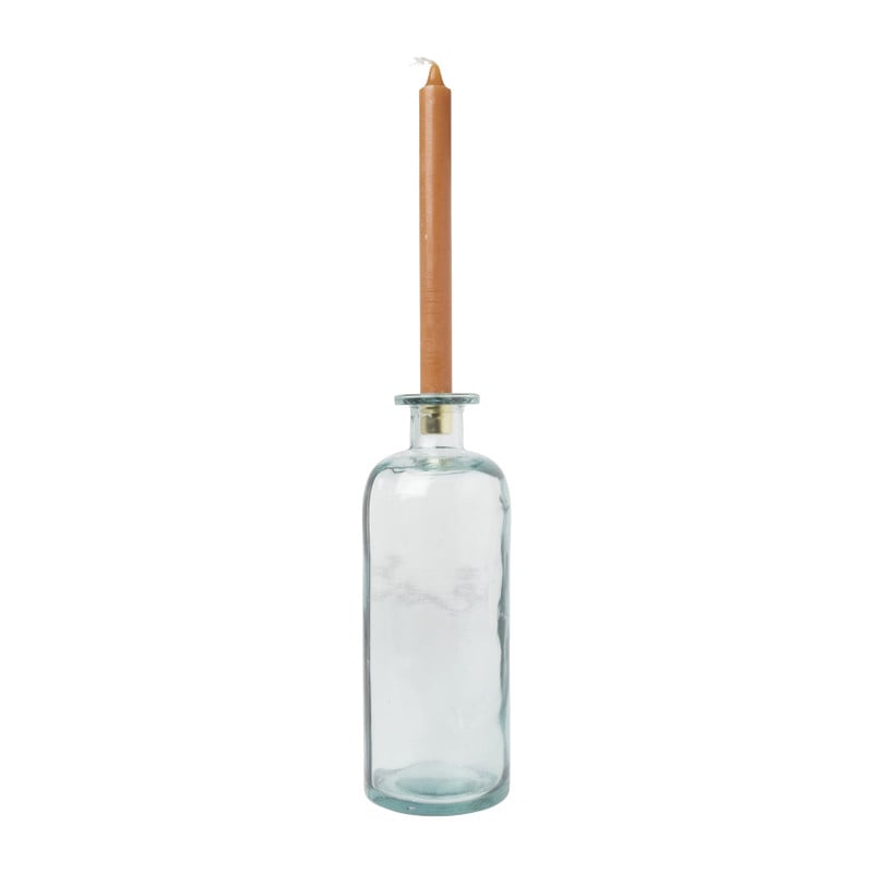 Kaarsenhouder voor fles - goud - ø5x2.6 cm