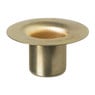 Kaarsenhouder voor fles - goud - ø5x2.6 cm
