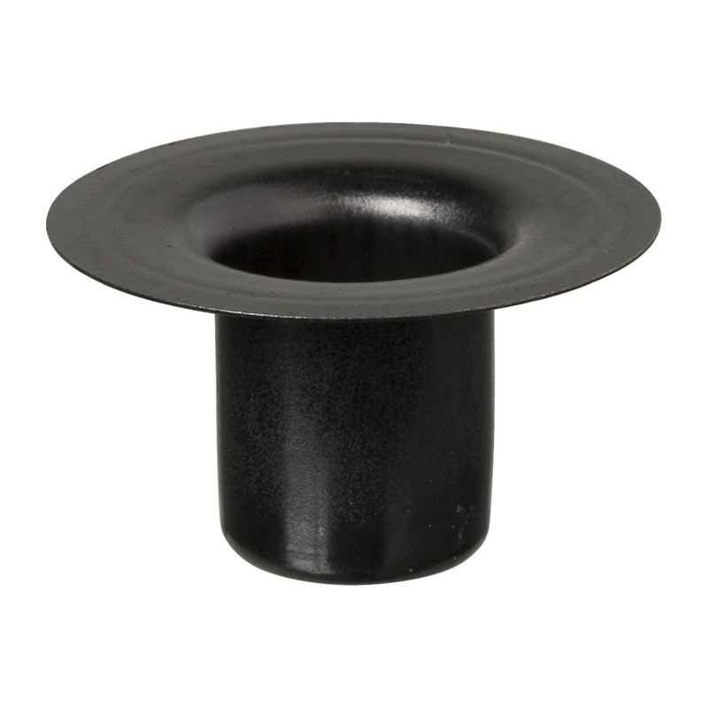 Kaarsenhouder voor fles - zwart - ø5x2.6 cm