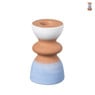 Kandelaar terracotta - diverse varianten - 5.3x9 cm
