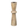 Kandelaar hout geometrisch - ø8x30 cm 