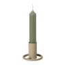 Kandelaar metaal klein - beige - 