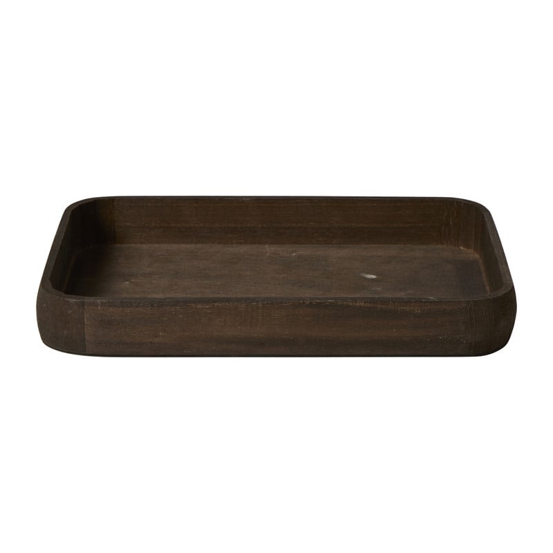 Tray hout S - donkerbruin - 3.5x25.5x15 cm