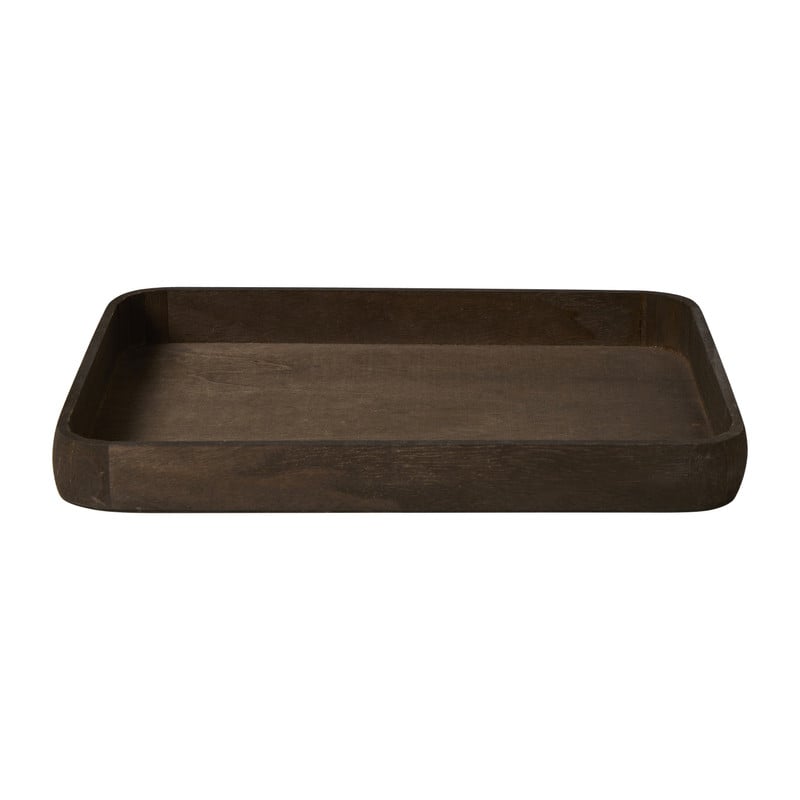 Tray hout L - donkerbruin - 3.5x34.5x24.5 cm