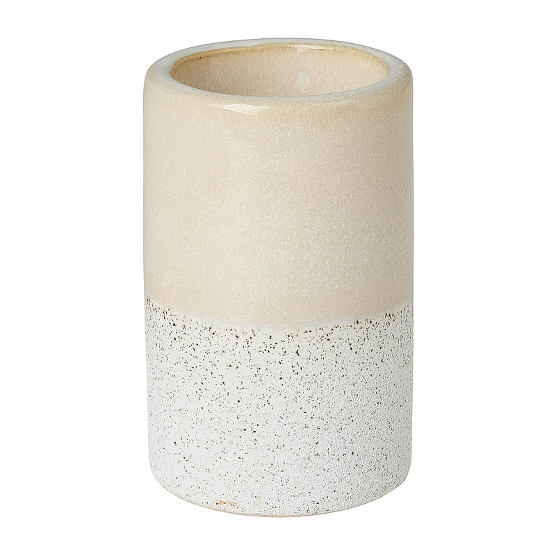 Keramisch plateau met theelichthouders - ø22 cm