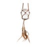 Theelicht hangend met veren