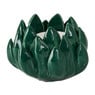 Lotus theelichthouder - blauw/groen - Ø8.2 cm