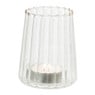 Theelichthouder met gouden rand - diverse varianten - ø6.5x8 cm