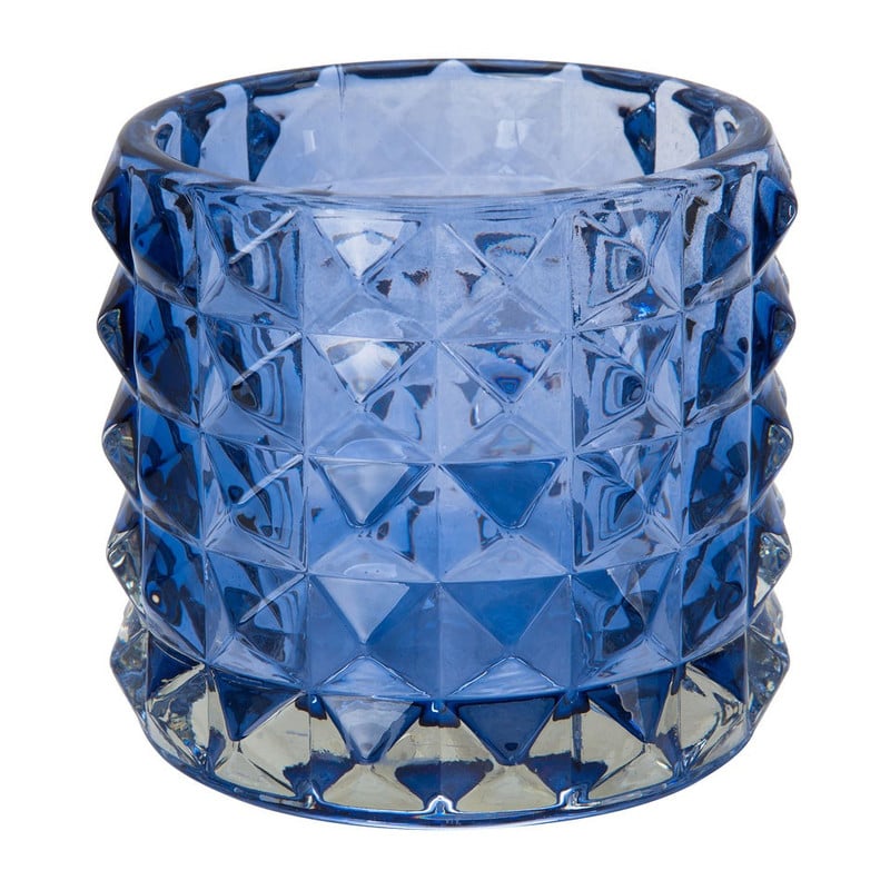 Maxilichthouder blokje - blauw