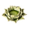 Theelichthouder lotus - groen - ø8x3 cm