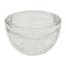 Theelichthouder glas basis - transparant - 8x4.5 cm