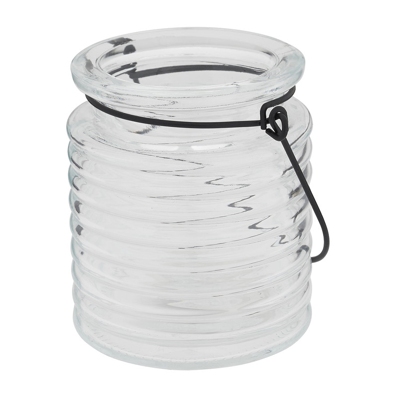 Sfeerlichtje facet - met hengsel - 8x16 cm