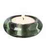 Theelichthouder bol - groen - ø6.5x2.5 cm 