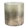 Waxinelichthouder - metallic faded - ⌀9x11 cm 