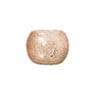 Waxinelichthouder sparkle - bruin - ø9x6.5 cm