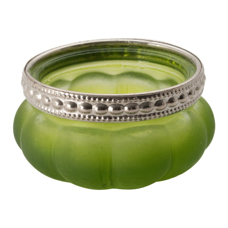Theelichthouder Maroc - lichtgroen - 3.5x6 cm 