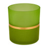 Theelichthouder mat - groen - ⌀7x8 cm 