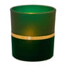 Theelichthouder mat herfst - diverse kleuren - Ø7x8cm