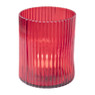 Waxinelichthouder klein - rood - ⌀9x11 cm
