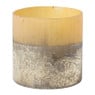 Theelichthouder metallic - diverse kleuren - ⌀10x11 cm 