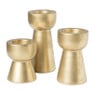 Theelichthouder goud - set van 3