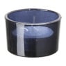 Waxinelichthouder laag - donkerblauw - ⌀5x3,2 cm