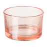 Waxinelichthouder laag - roze - ⌀5x3,2 cm