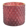 Theelichthouder - rood - 7 cm