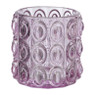 Waxinelichthouder bubbel - paars - ø7.5x6.8 cm