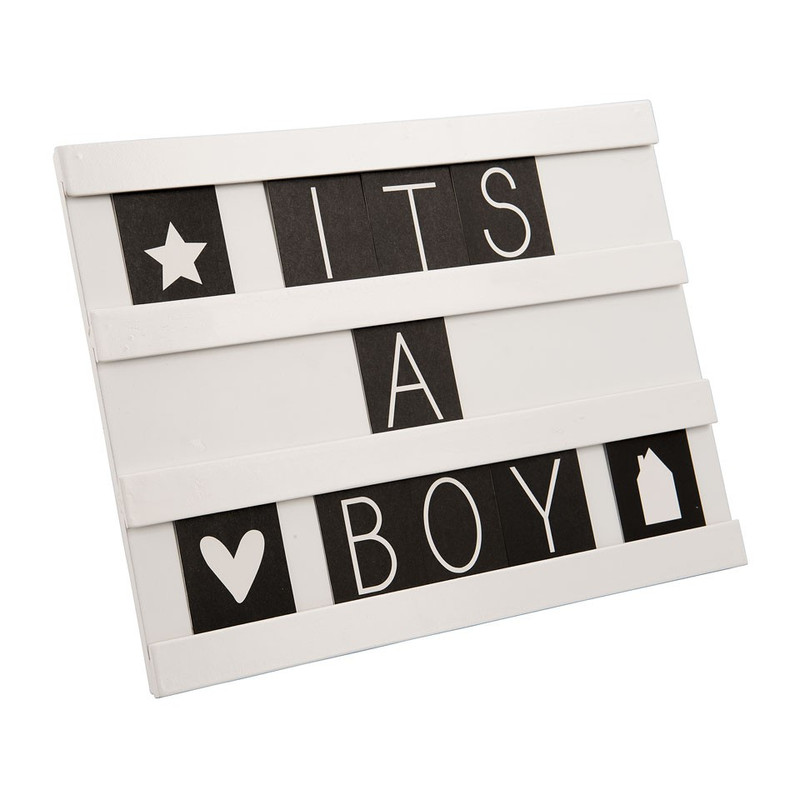 Bord met letters DIY