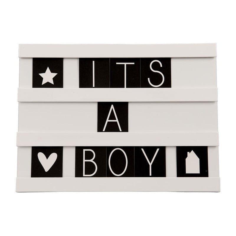 Bord met letters DIY