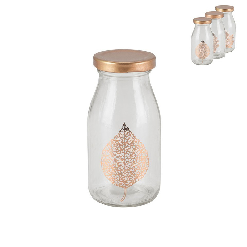 Potje met blad decor