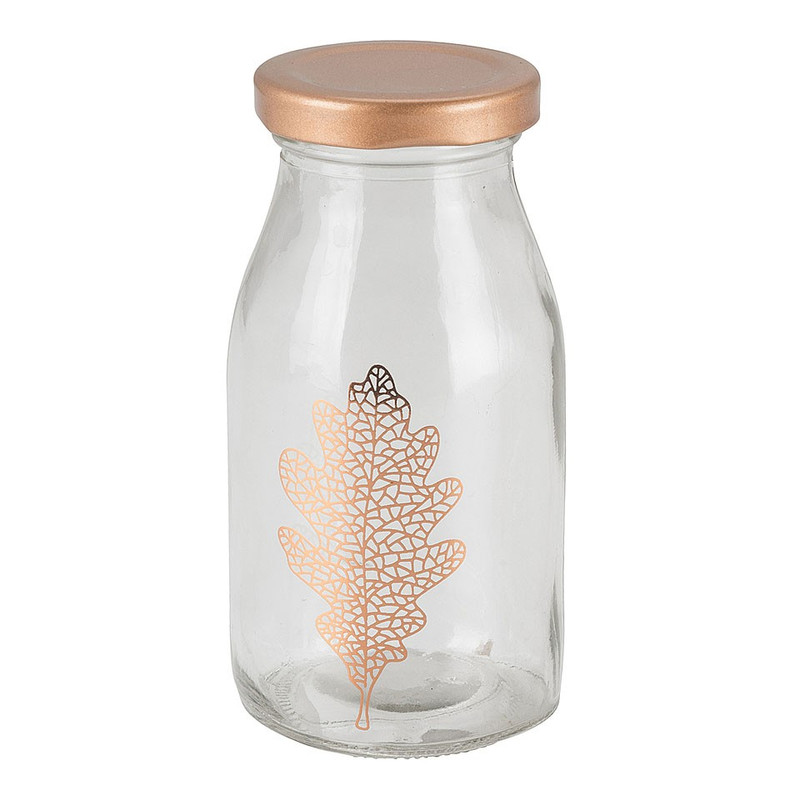 Potje met blad decor