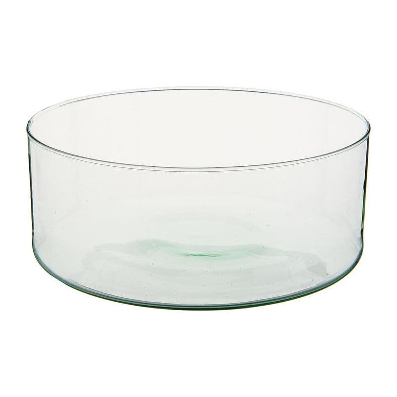 Cilinderschaal eco glas - 25x10 cm