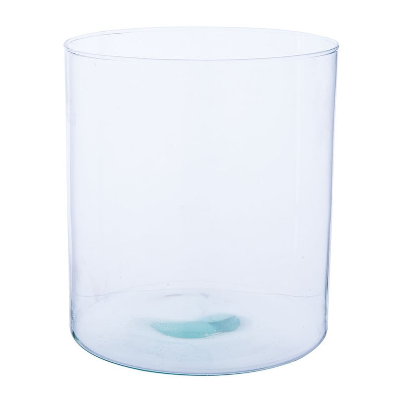 Vaas cilinder eco glas - 20x22 cm