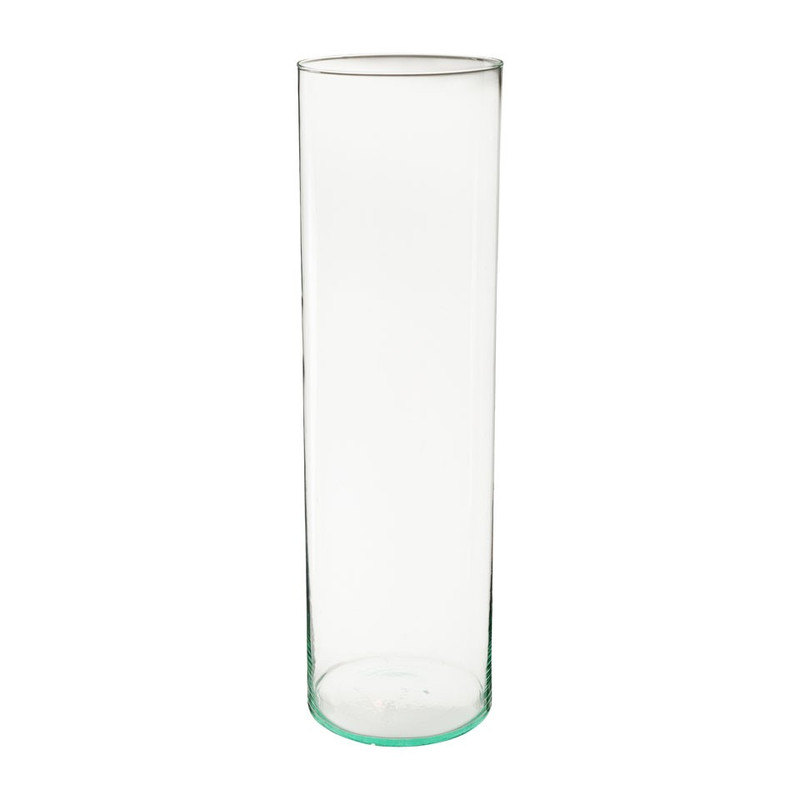 Cilindervaas eco glas - 14.5x50 cm