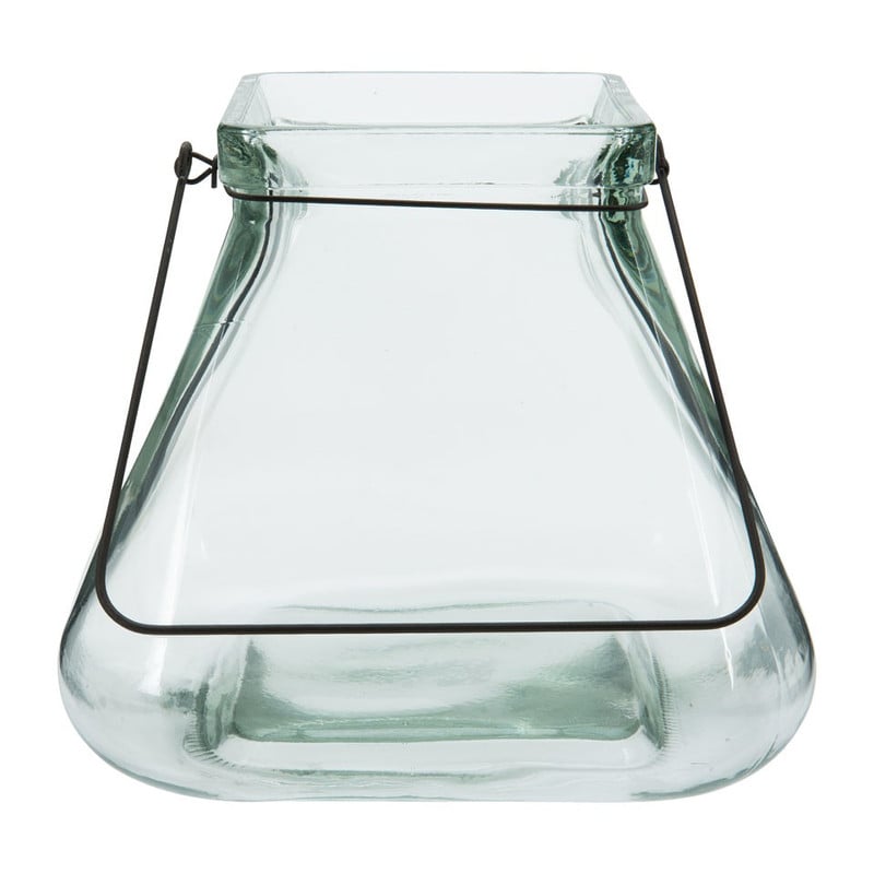 Glazen pot met hengsel - 22 cm